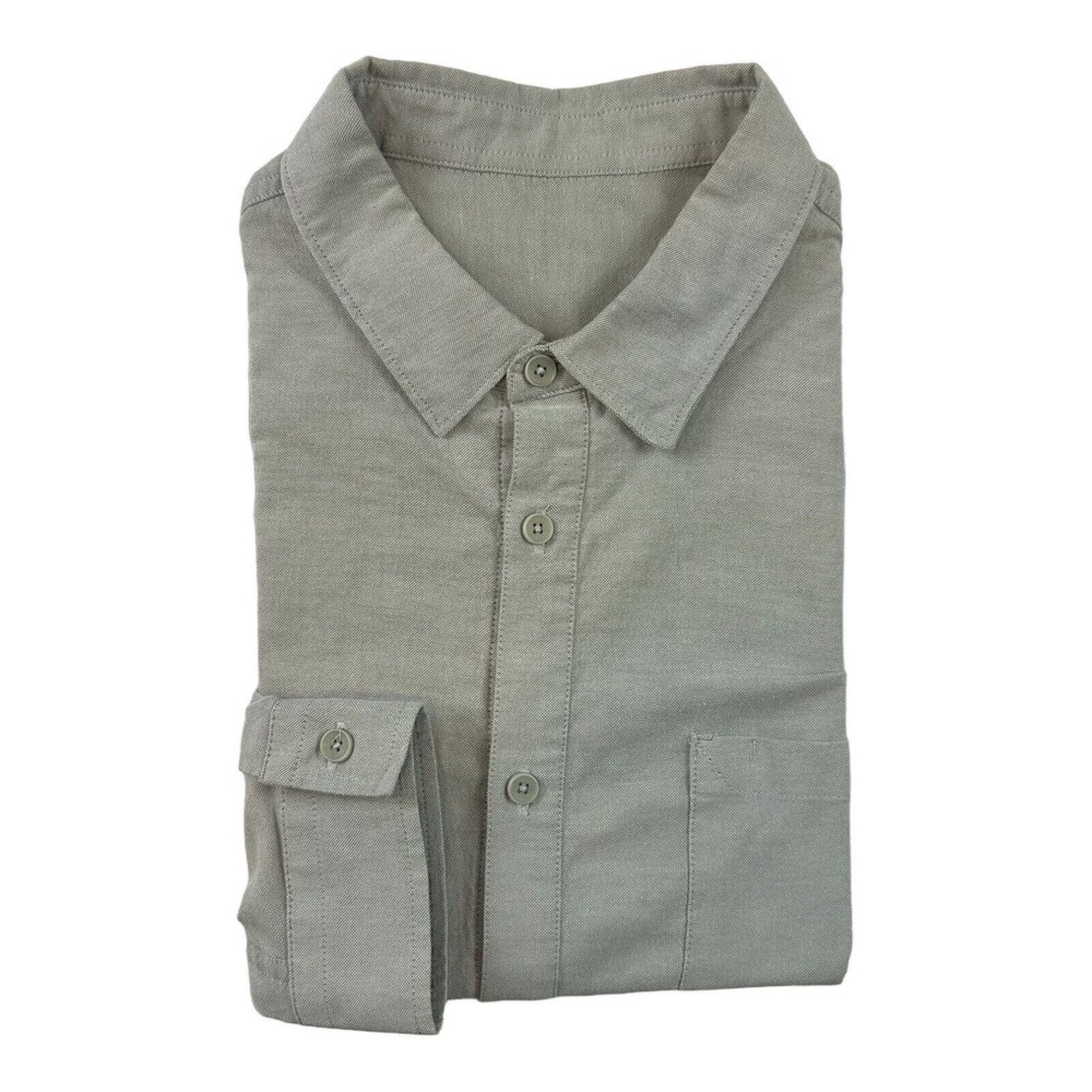 Lululemon Gray Performance L/S Button Front Size … - image 1